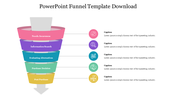 Innovative PowerPoint Funnel Template Download Slide