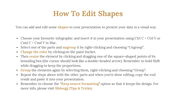 Step by step guide for editing shapes in PowerPoint, with a gold heading, detailed bullet points, and highlighted keywords.
