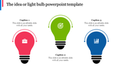 Gold star light bulb PowerPoint template presentation