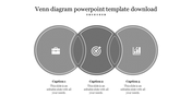 Horizontal grayscale Venn layout showing three overlapping circles with business-themed icons and matching text labels.
