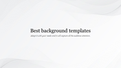 Best background slide featuring a minimalist design with a light backdrop and elegant text.