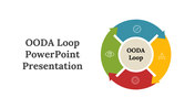 Beige circle labeled center, surrounded by green, teal, yellow, and red arrows forming a loop, with title on left.