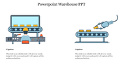 Illustration of a worker operating at a control panel, and the right features a robotic arm over a conveyor belt.