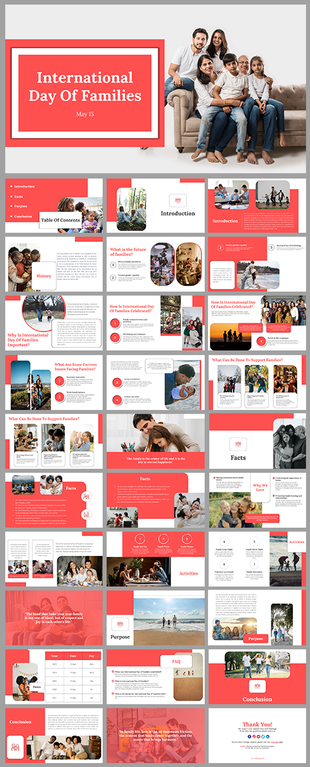 International Day Of Families PowerPoint And Google Slides