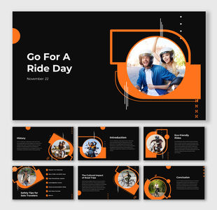 Go For A Ride Day featuring bike and scooter imagery, eco-friendly travel advice, and travel safety recommendations.