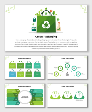 Visual guide on Green Packaging highlighting eco materials, environmental impact, and recyclable packaging options.