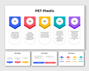 Infographic showing applications of PET plastic in bottles, packaging trays, and food containers.