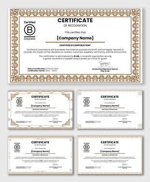 Colorful Top Achiever certificate with geometric shapes, badge, name space, achievement text, date, and signature fields.
