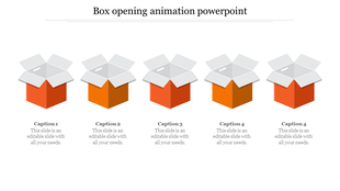 Box Opening Animation PowerPoint Templates and Google Slides