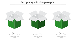 Best Box Opening Animation PowerPoint For Presentation