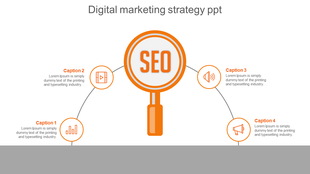 Our Predesigned Digital Marketing Strategy PPT Slide