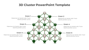 Innovative 3D Cluster PowerPoint And Google Slides