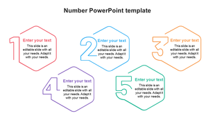 Grab outstanding Number PowerPoint Template Slides