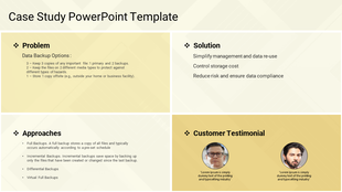 Case Study PowerPoint Template for Detailed Project Insights
