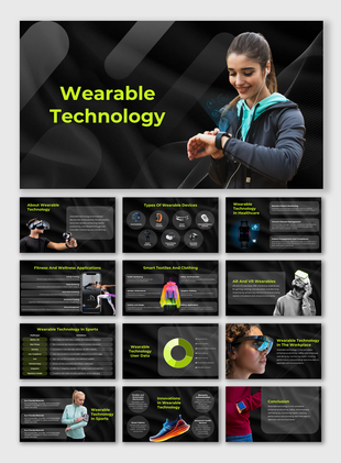 Wearable Technology Template For PPT And Google Slides
