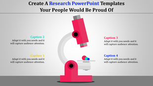 Bright pink microscope illustration on a light gray background with captions in yellow, teal, red, and purple.