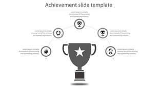 Astonishing Achievement Slide Template Presentation