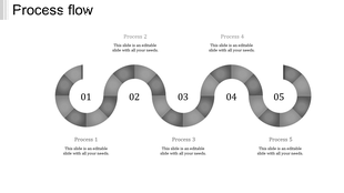 Business strategy template featuring a four-part circular diagram with a handshake center, with icons and captions.