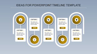 Process Flow Timeline PowerPoint Template and Google Slides Themes