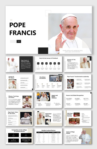 Pope Francis Visionary leader, humble reformer advocating for peace, justice, and environmental care globally.