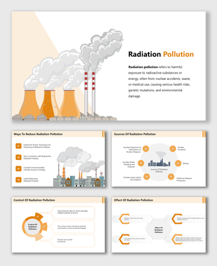 Radiation Pollution is discusses sources, effects, control measures, and ways to reduce radiation pollution in industries.