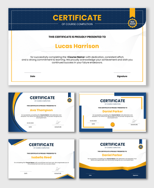 Course Completion Certificate