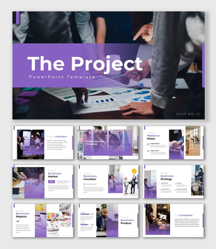 The best project presentation showing team discussion, reports, graphs, and structured business planning slides.