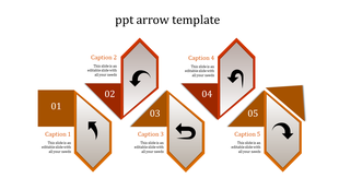 Infographic template featuring a megaphone and six vertically stacked orange sections for announcements.