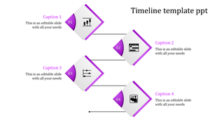 Diagonal triangular infographic with six purple segments, each containing an icon, aligned with numbered caption areas.