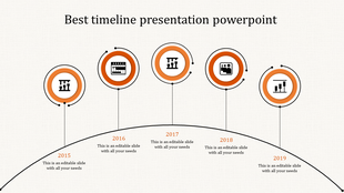 Leave an Everlasting Timeline Slide Template Presentation
