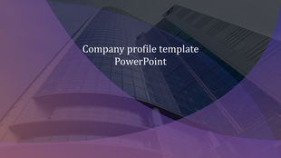 Get Modern Company Profile Template PowerPoint Slides