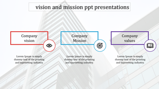 Best Vision and Mission PPT Presentations Template