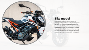 Bike Model PPT and Google Slides Presentation Template