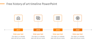History Of Art Timeline PPT and Google Slides Themes