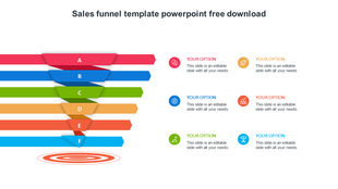 Affordable Sales Funnel Template PowerPoint Free Download