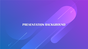 Gradient background in blue and purple with abstract diagonal shapes, white lines, and central bold text placeholder.
