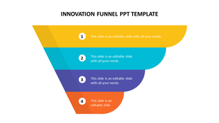 Get creative & Innovation Funnel PPT Template Model slides