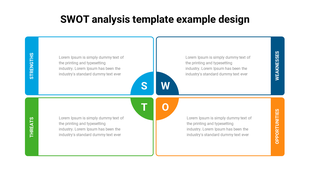 Elegant SWOT Analysis Template Example PPT Designs