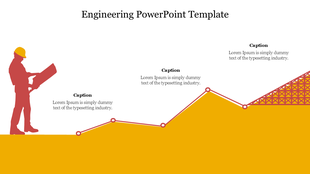 Slides showcasing various engineering disciplines, including civil, mechanical, electrical, and computer engineering.