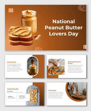 Peanut butter jar, toast, peanuts, and warm design elements celebrating National Peanut Butter Lovers Day in style.