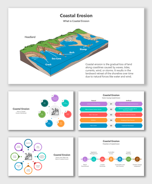Waves, sea level rise, climate change, poor vegetation, and human activity accelerate coastal erosion.