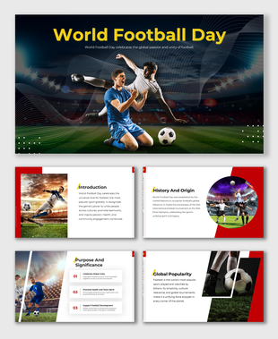 Football players celebrating, kicking, uniting teams in stadium scenes with lights, action, spirit, and global energy.