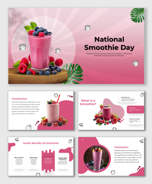 Celebrates fruity drinks, boosts health, aids digestion, supports energy, and inspires fun habits on National Smoothie Day.