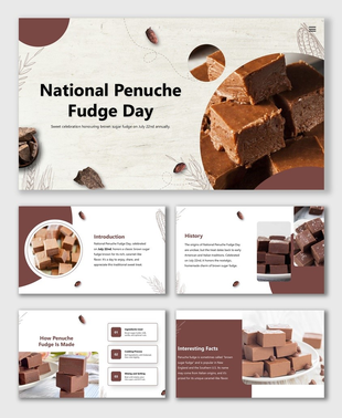 Intro, history, making, facts, and joy of National Penuche Fudge Day celebrated with sweet brown sugar fudge.