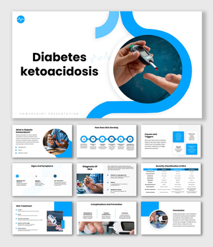Diabetes Ketoacidosis presentation with DKA causes, symptoms, diagnosis, severity chart, treatment, and prevention.