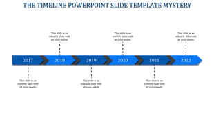 Stunning Timeline PowerPoint Slide Template Presentation