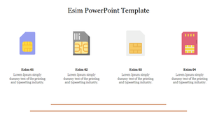Esim PowerPoint Template Presentation and Google Slides