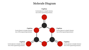 Molecule diagram with black and red circular nodes connected by lines, arranged in a branching structure.