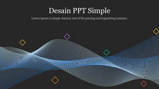 Attractive Desain PPT Simple Presentation Template 