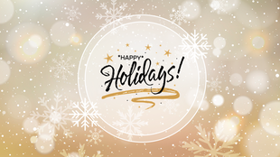 Amazing Happy Holidays Template PowerPoint Presentation